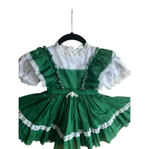 Vintage Emerald Green Ruffled Full Circle Party Pageant Dress Child Toddler  2T is available for purchase on au PAY Market - Imported Goods Online Store  Co.Ltd. | au PAY Market - Online